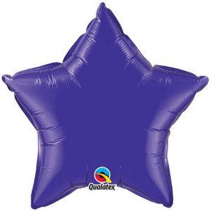 20 "/ 51cm Solid Color Star Quartz Purple Qualatex # 99651