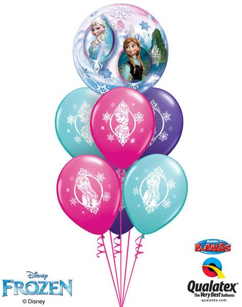 Bukiet 62# - 22" / 56cm Disney Frozen Qualatex #32688_1, 18675_6