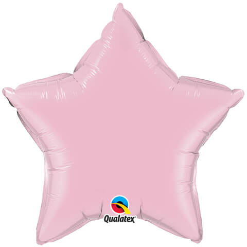 20 "/ 51cm Solid Color Star Pearl Pink Qualatex # 28360