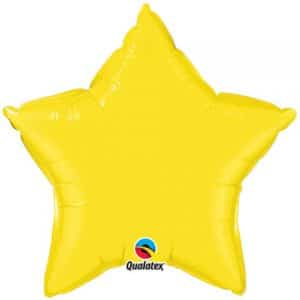 20″ / 51cm Solid Colour Star Yellow Qualatex #12627