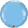 18″ / 46cm Solid Colour Round Pale Blue Qualatex #12908