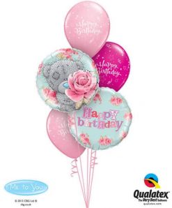 Bukiet 219 Me To You - Tatty Teddy Birthday Roses Qualatex #20760-2 17935-3