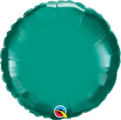 18″ / 46cm Solid Colour Round Teal Qualatex #32554