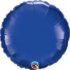 18″ / 46cm Solid Colour Round Dark Blue Qualatex #87141