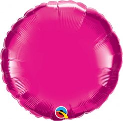 18″ / 46cm Solid Colour Round Magenta Qualatex #99336