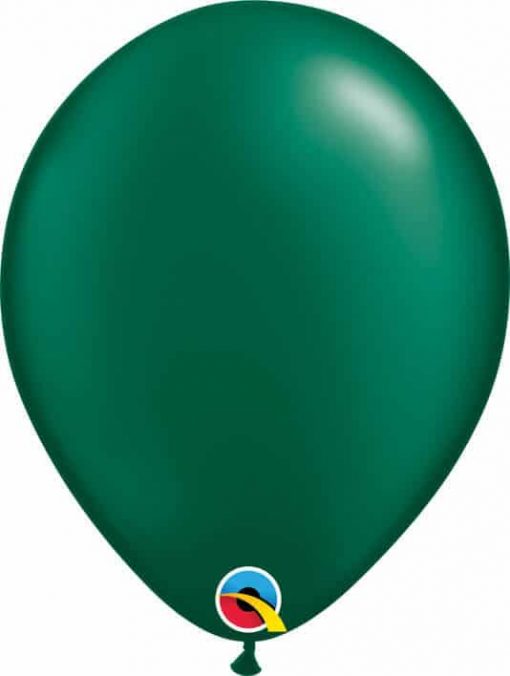 11 28cm Pearl Forest Green Qualatex #43773-1