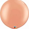 30 76cm Metallic Rose Gold Qualatex #57344-1