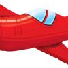 36″ / 91cm Red Vintage Airplane Qualatex #57811