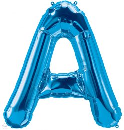 34" / 86cm Blue Letter A North Star Balloons #59229