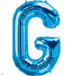 34" / 86cm Blue Letter G North Star Balloons #59241