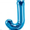 34" / 86cm Blue Letter J North Star Balloons #59247