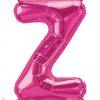 34" / 86cm Magenta Letter Z North Star Balloons #59654