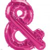 34" / 86cm Magenta Symbol & North Star Balloons #59913