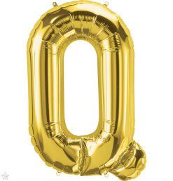 34" / 86cm Gold Letter Q North Star Balloons #59944