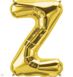 34" / 86cm Gold Letter Z North Star Balloons #59962