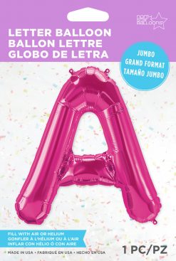 34" / 86cm Magenta Letter A North Star Balloons #59964