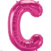 34" / 86cm Magenta Letter C North Star Balloons #59968