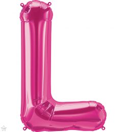 34" / 86cm Magenta Letter L North Star Balloons #59986