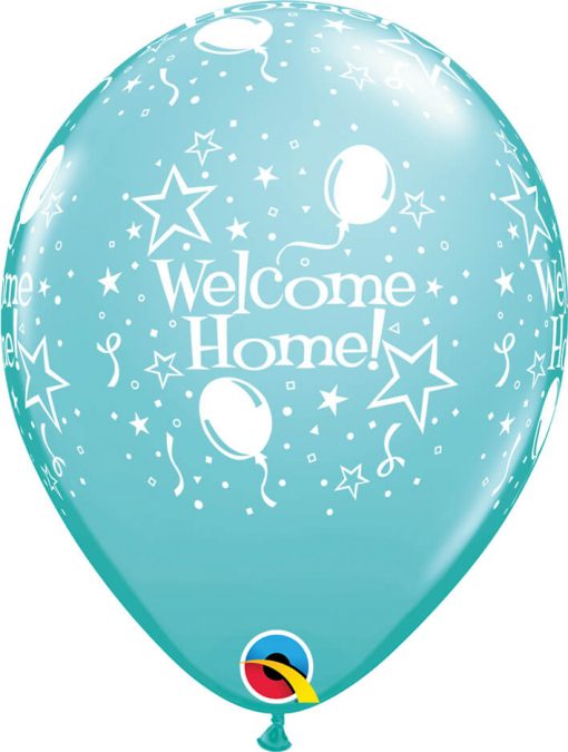 11" / 28cm 6szt Welcome Home! Stars-A-Round Retail Asst Qualatex #18038