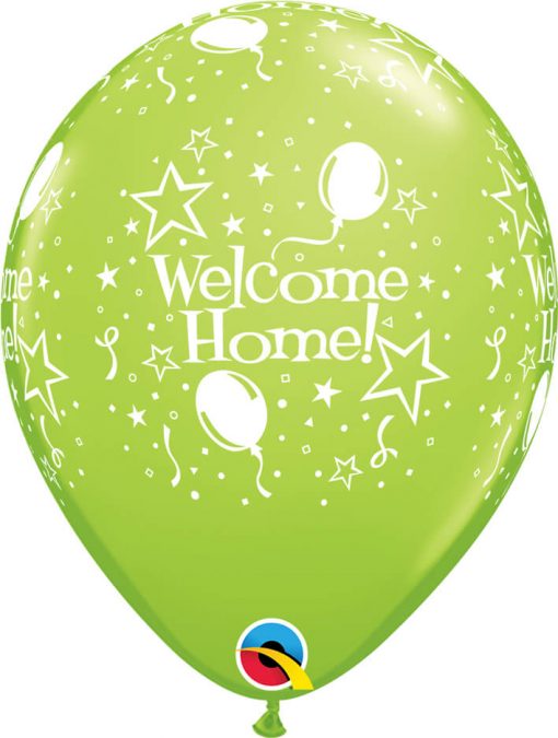 11" / 28cm 6szt Welcome Home! Stars-A-Round Retail Asst Qualatex #18038