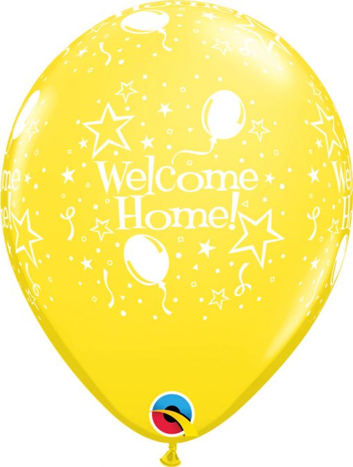 11" / 28cm 6szt Welcome Home! Stars-A-Round Retail Asst Qualatex #18038