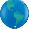 3' / 91cm Globe Dark Blue Qualatex #28160-1