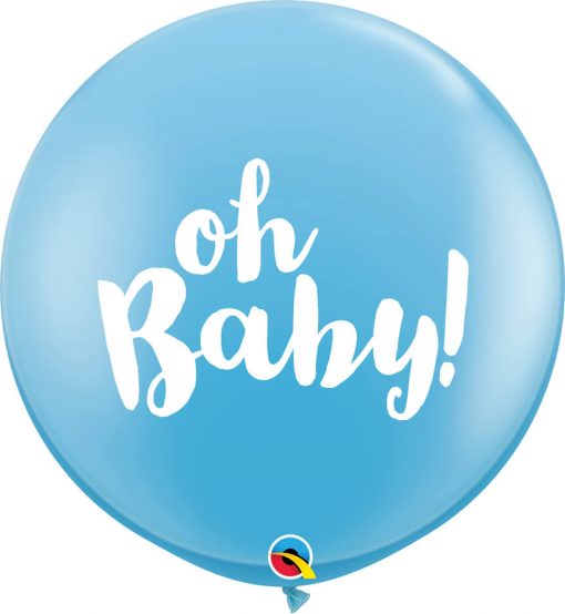 3' / 91cm Oh Baby! Pale Blue Qualatex #85830-1