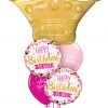 Bukiet 1021 Birthday Crown Qualatex #49343 49170-2 25588-2