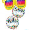 Bukiet 1261 Multicolored Party Time Qualatex #82650 23636-2