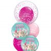 Bukiet 1608 Birthday Doggies & Confetti Qualatex #57790 57620-2 25588-3