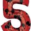 26" / 66cm Mickey Mouse Forever Number 5 Amscan #4013501